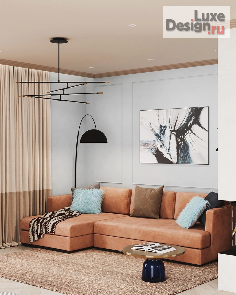 Дизайн интерьера загородного дома "Солнце, море и любовь!" (фото 8) от дизайнера Трач Марина Дизайн интерьера загородного дома "Солнце, море и любовь!" (фото 8)