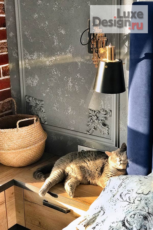 Дизайн интерьера квартиры "Фьюжн с элементами лофт в ЖК "Солнечный остров"" (фото 5)