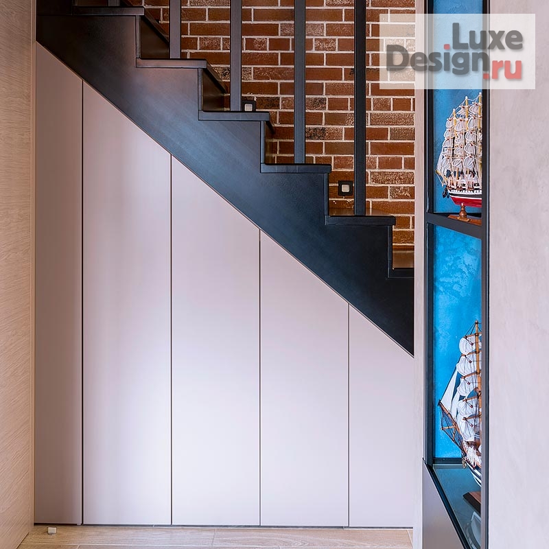 Дизайн интерьера квартиры "Фьюжн с элементами лофт в ЖК "Солнечный остров"" (фото 9)