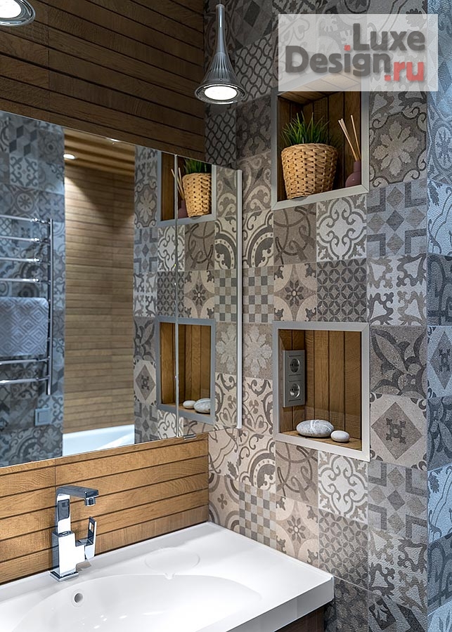 Дизайн интерьера квартиры "Фьюжн с элементами лофт в ЖК "Солнечный остров"" (фото 15)