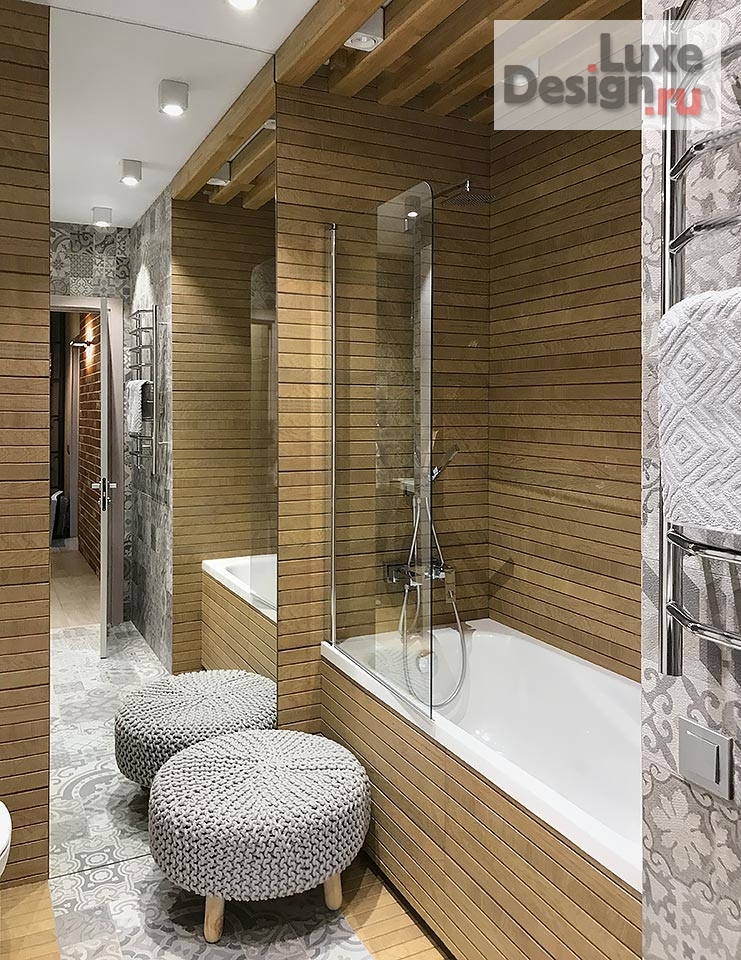 Дизайн интерьера квартиры "Фьюжн с элементами лофт в ЖК "Солнечный остров"" (фото 18)