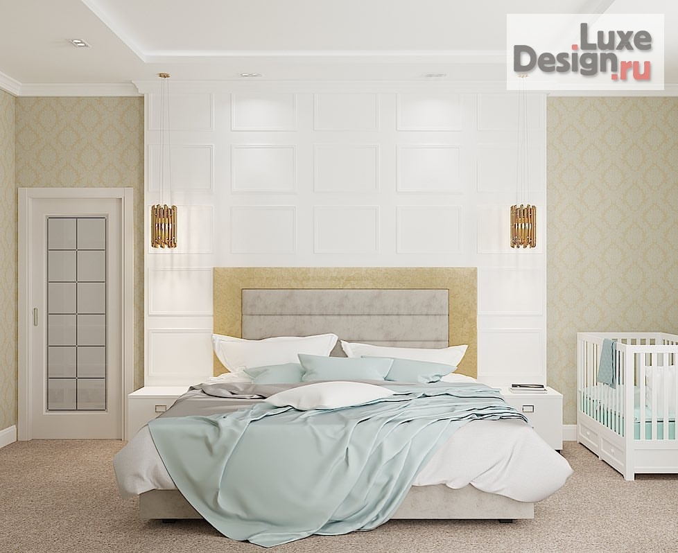 Дизайн интерьера спальни "СВЕТЛАЯ СПАЛЬНЯ" (фото 1)