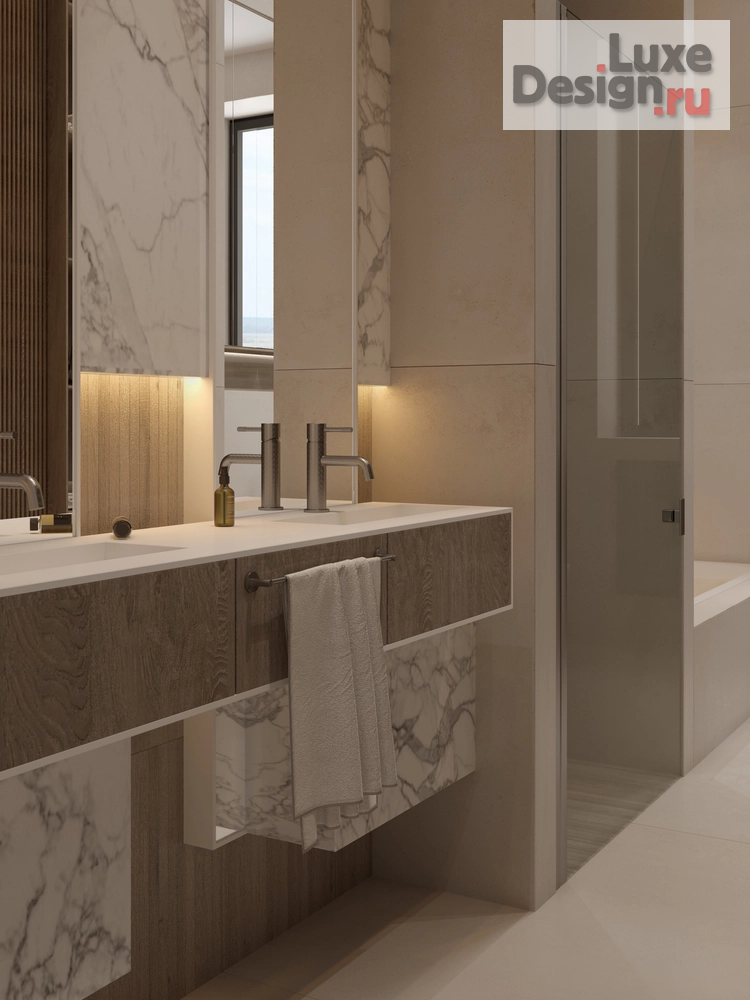 Дизайн интерьера коттеджа "Проект загородного дома КП Золотой Карп" (фото 29)