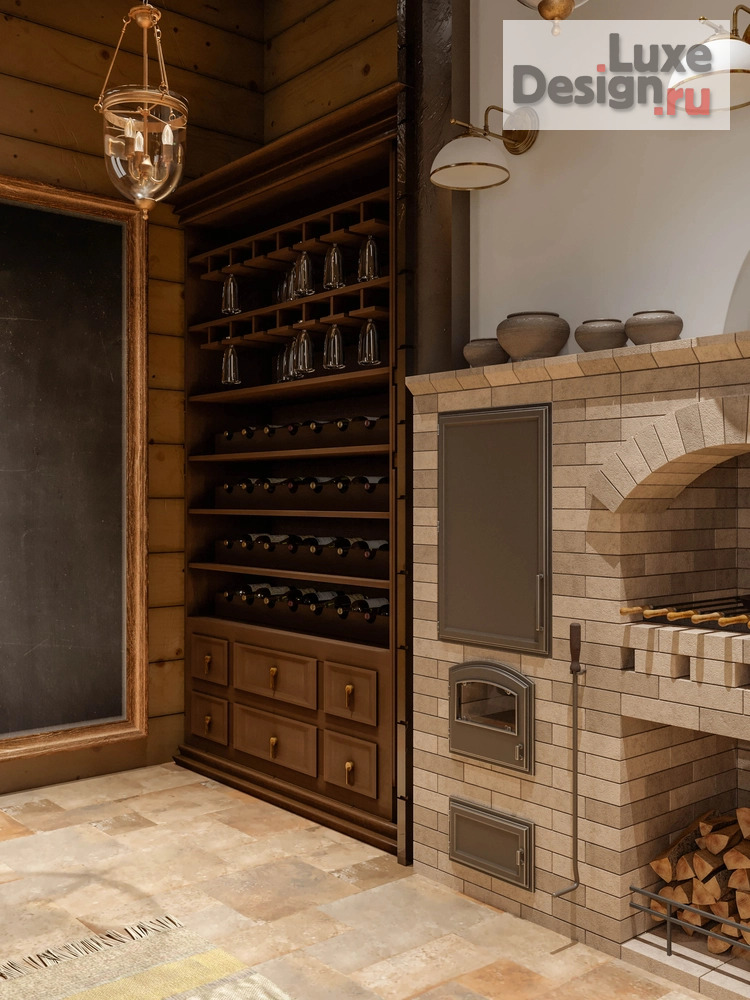 Дизайн интерьера загородного дома "Интерьер загородного дома  на оз. Таватуй" (фото 7)