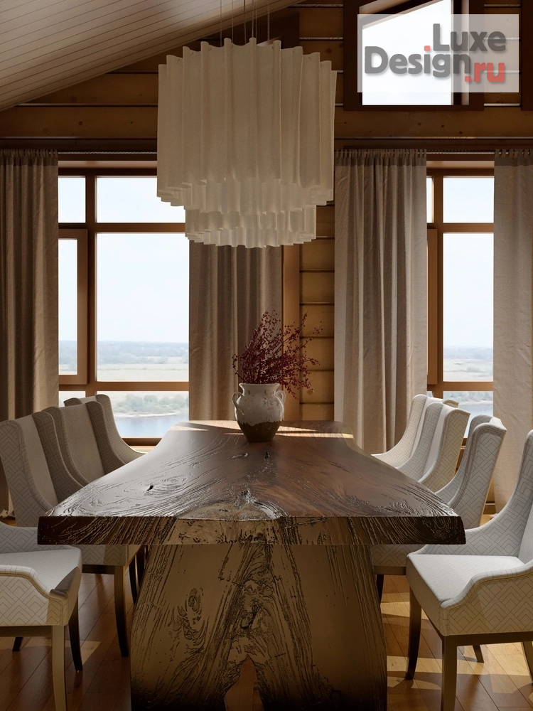 Дизайн интерьера загородного дома "Интерьер загородного дома  на оз. Таватуй" (фото 9)