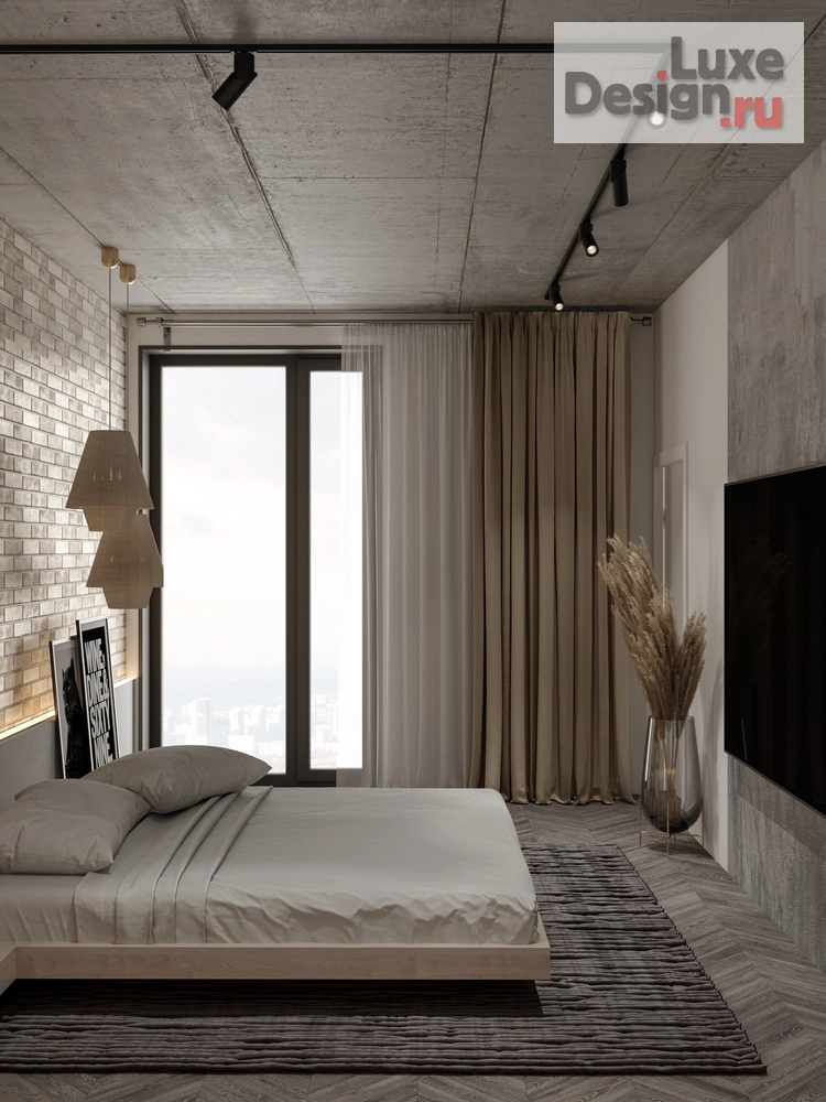 Дизайн интерьера пентхауса "ДВУХУРОВНЕВАЯ КВАРТИРА С ТЕРРАСОЙ "ЮЖНЫЕ КВАРТАЛЫ"" (фото 13)