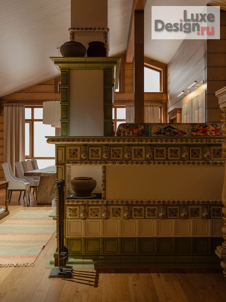 Дизайн интерьера загородного дома "Интерьер загородного дома  на оз. Таватуй" (фото 11)