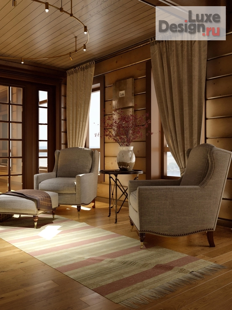 Дизайн интерьера загородного дома "Интерьер загородного дома  на оз. Таватуй" (фото 12)