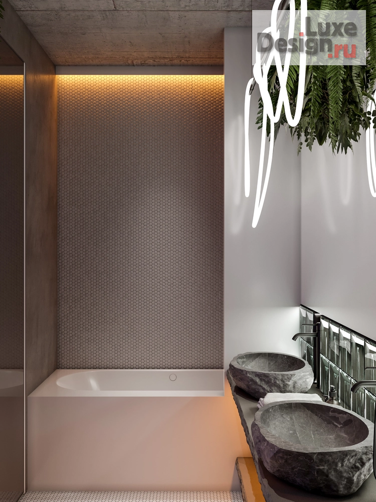 Дизайн интерьера пентхауса "ДВУХУРОВНЕВАЯ КВАРТИРА С ТЕРРАСОЙ "ЮЖНЫЕ КВАРТАЛЫ"" (фото 17)