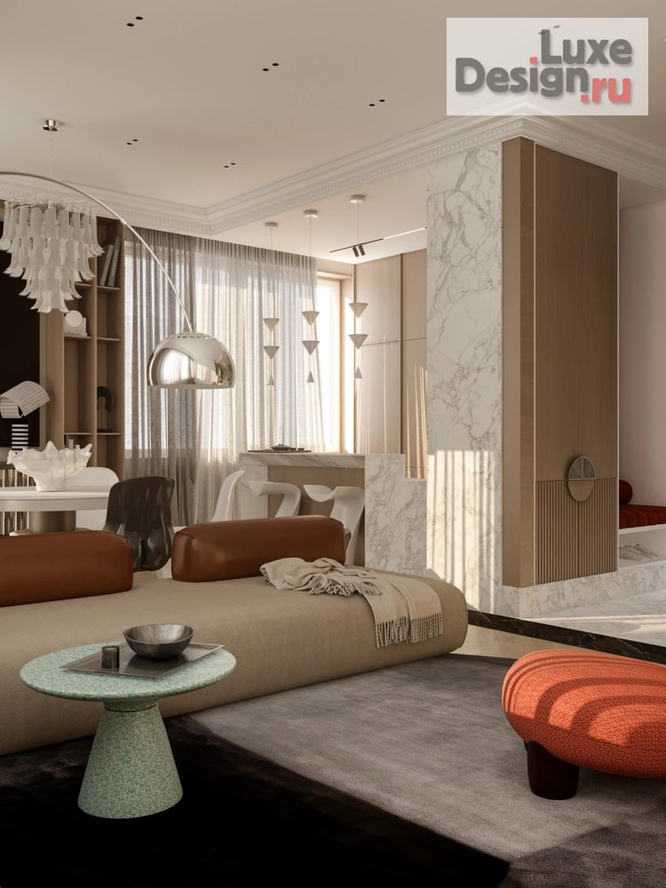 Дизайн интерьера пентхауса "пентхаус Южные кварталы " (фото 11)