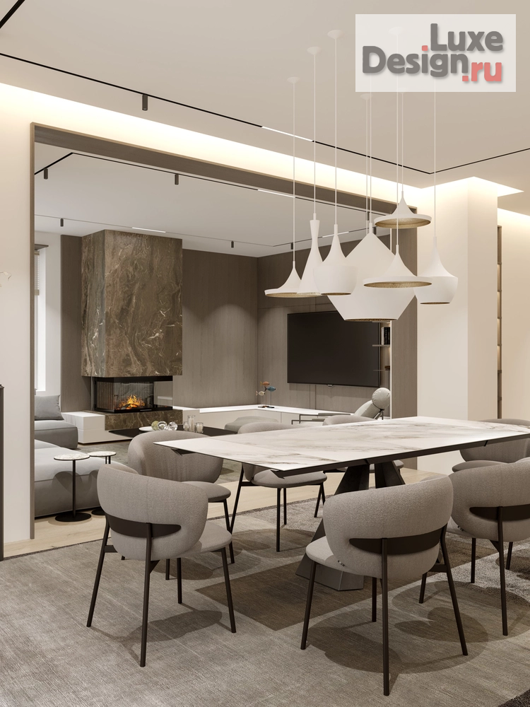 Дизайн интерьера коттеджа "Проект загородного дома КП Золотой Карп" (фото 10)