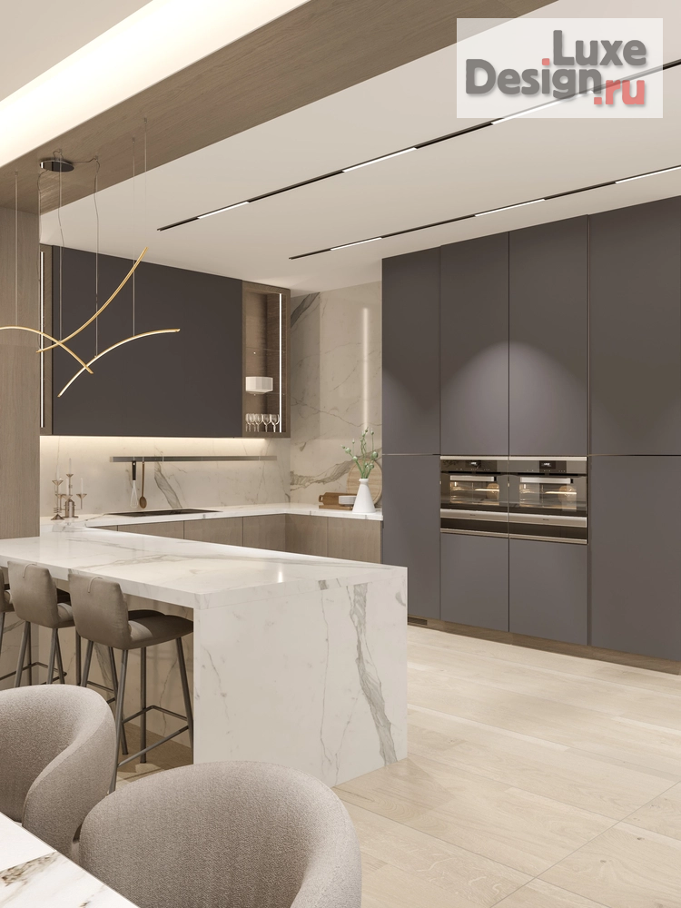 Дизайн интерьера коттеджа "Проект загородного дома КП Золотой Карп" (фото 11)