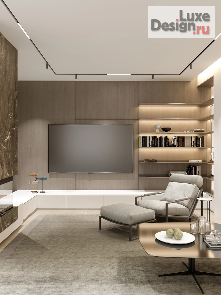 Дизайн интерьера коттеджа "Проект загородного дома КП Золотой Карп" (фото 1)