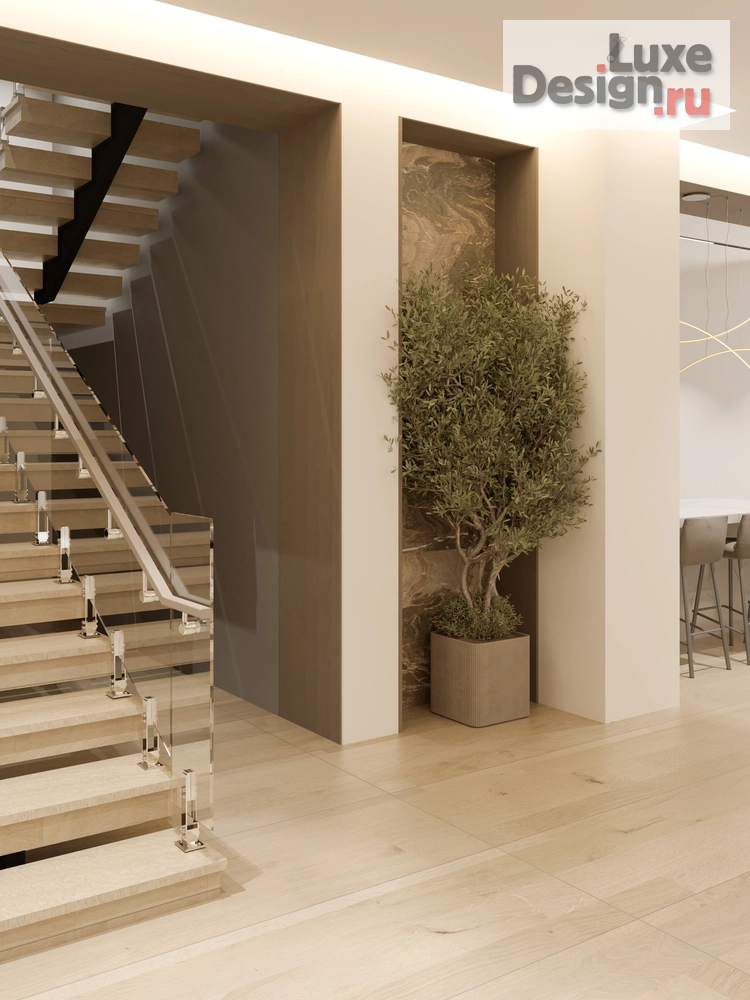 Дизайн интерьера коттеджа "Проект загородного дома КП Золотой Карп" (фото 8)