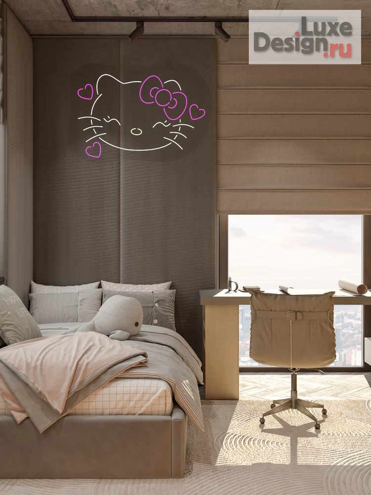 Дизайн интерьера пентхауса "ДВУХУРОВНЕВАЯ КВАРТИРА С ТЕРРАСОЙ "ЮЖНЫЕ КВАРТАЛЫ"" (фото 10)