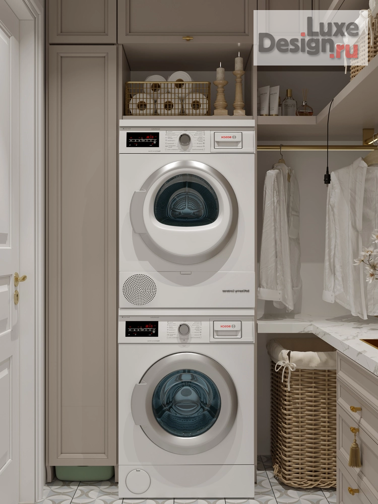 Дизайн интерьера трехкомнатной квартиры "КВАРТИРА 75 КВ.М. ЖК НЕСКУЧНЫЙ САД" (фото 15)