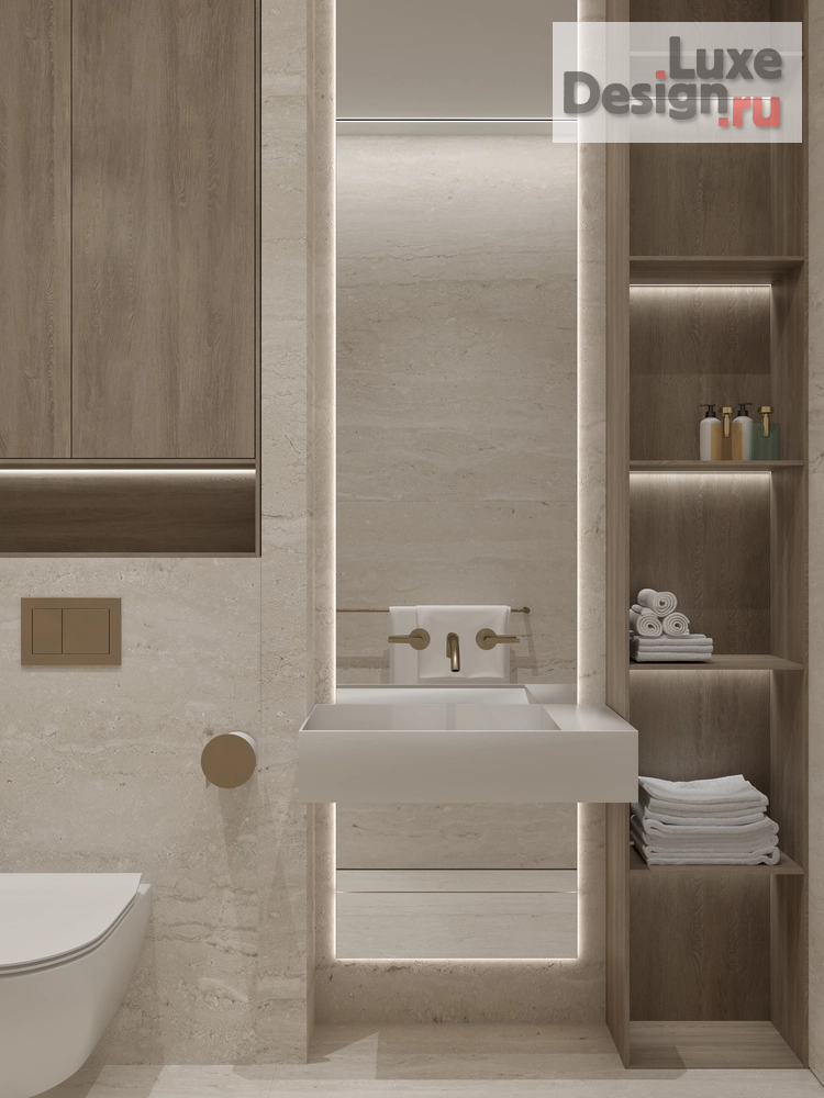 Дизайн интерьера пентхауса "ДВУХУРОВНЕВЫЙ ПЕНТХАУС ЖИЛОЙ РАЙОН «ЮЖНЫЕ КВАРТАЛЫ»" (фото 47)