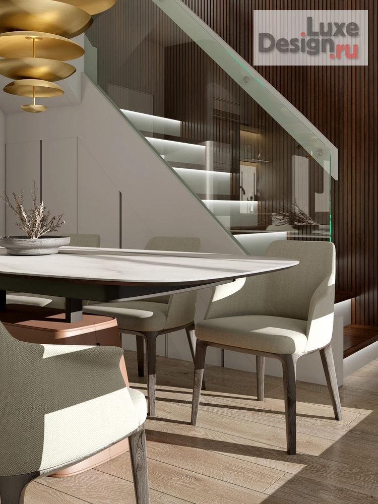 Дизайн интерьера пентхауса "ДВУХУРОВНЕВЫЙ ПЕНТХАУС ЖИЛОЙ РАЙОН «ЮЖНЫЕ КВАРТАЛЫ»" (фото 8)