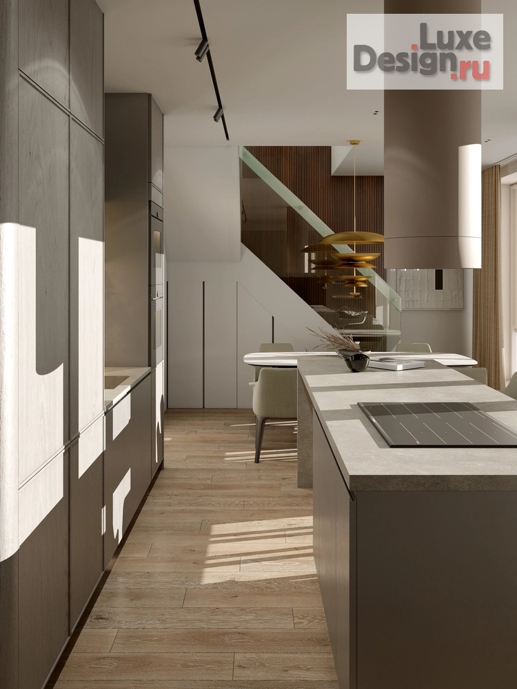 Дизайн интерьера пентхауса "ДВУХУРОВНЕВЫЙ ПЕНТХАУС ЖИЛОЙ РАЙОН «ЮЖНЫЕ КВАРТАЛЫ»" (фото 14)