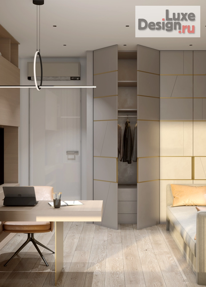 Дизайн интерьера пентхауса "ДВУХУРОВНЕВЫЙ ПЕНТХАУС ЖИЛОЙ РАЙОН «ЮЖНЫЕ КВАРТАЛЫ»" (фото 32)