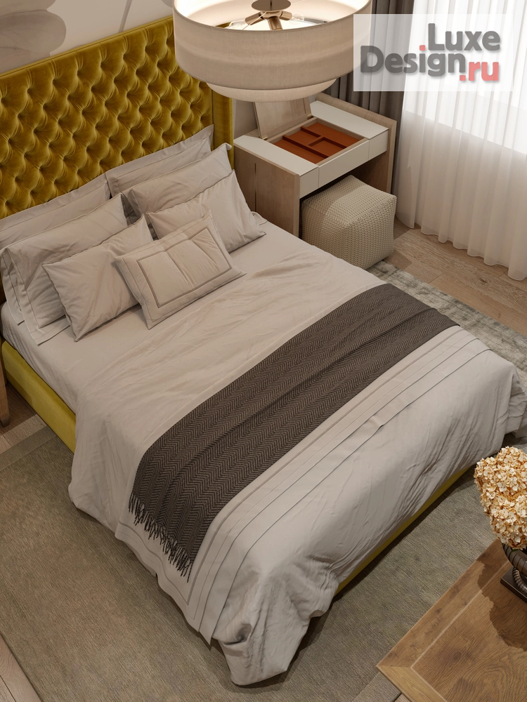 Дизайн интерьера трехкомнатной квартиры "КВАРТИРА 75 КВ.М. ЖК НЕСКУЧНЫЙ САД" (фото 14)