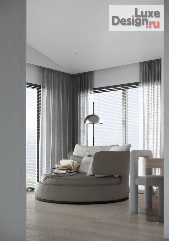 Дизайн интерьера коттеджа "Спальня на мансардном этаже из проекта виллы в Афинах" (фото 25)