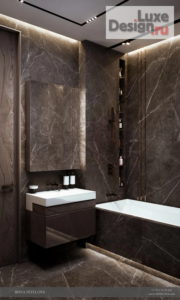 Дизайн интерьера двухкомнатной квартиры "Квартира в ЖК Сердце Столицы" (фото 5)