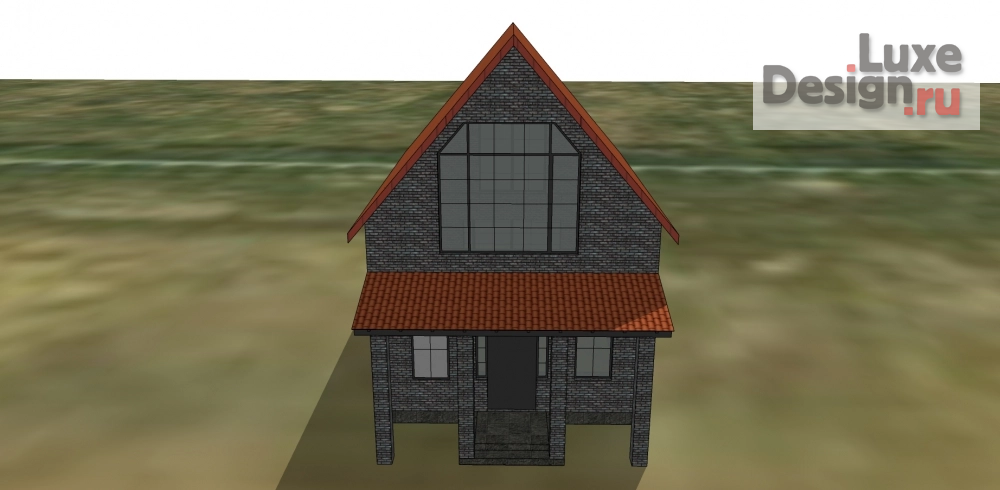 Частная архитектура "Разработка отделки и деталей типового проекта дома" (фото 8)