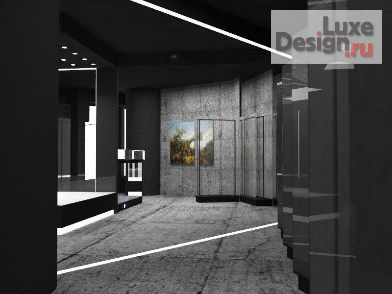 Дизайн интерьера выставки "Проект частного музея" (фото 1)