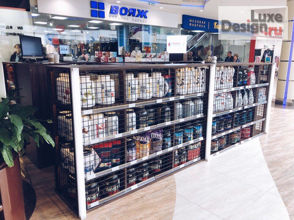 Дизайн интерьера шоу-рума "Проект островка в ТЦ спортивного питания" (фото 11)