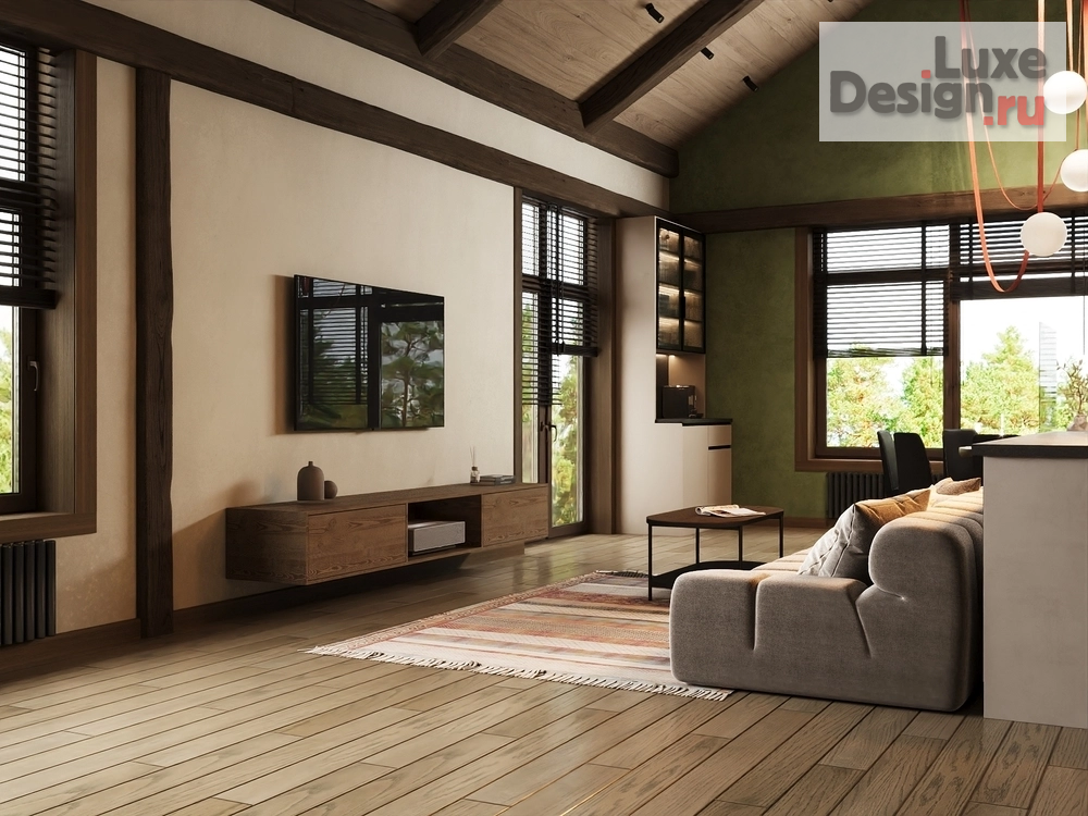 Дизайн интерьера загородного дома "г. СЫСЕРТЬ. Дом с баней 115 м2" (фото 3)