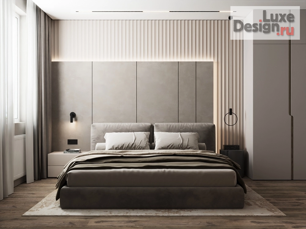 Дизайн интерьера трехкомнатной квартиры "ЖК REPIN TOWERS. Квартира 83 м2, г. Екатеринбург" (фото 8)