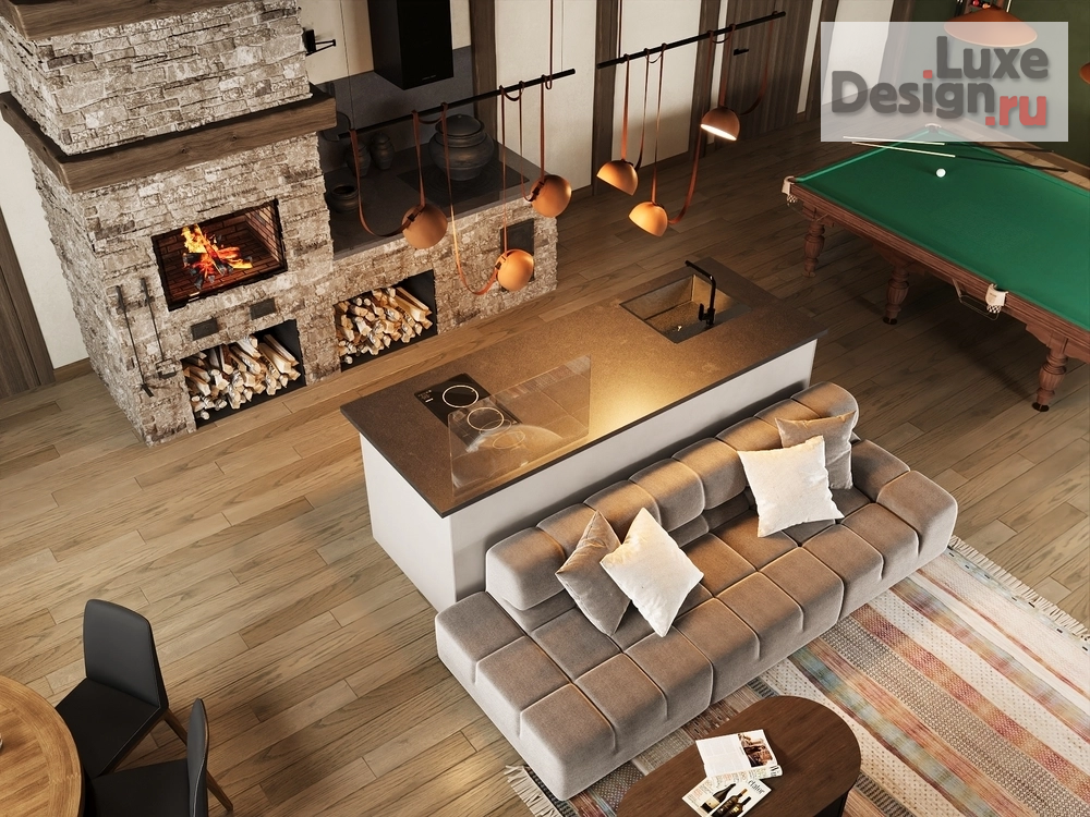 Дизайн интерьера загородного дома "г. СЫСЕРТЬ. Дом с баней 115 м2" (фото 5)