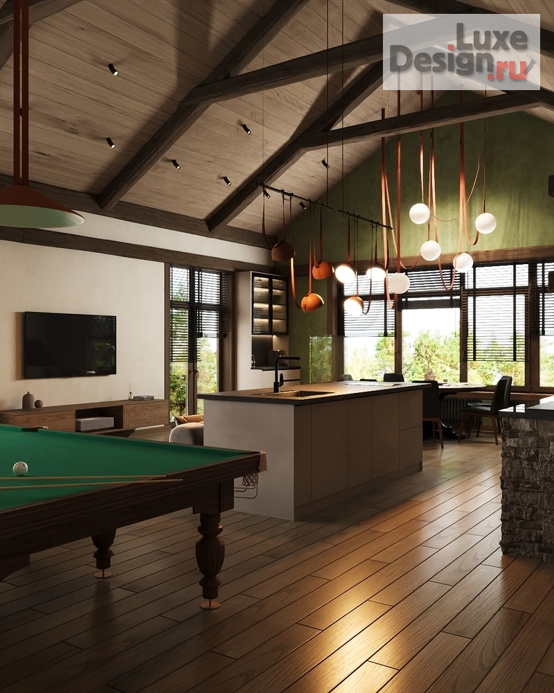 Дизайн интерьера загородного дома "г. СЫСЕРТЬ. Дом с баней 115 м2" (фото 7)