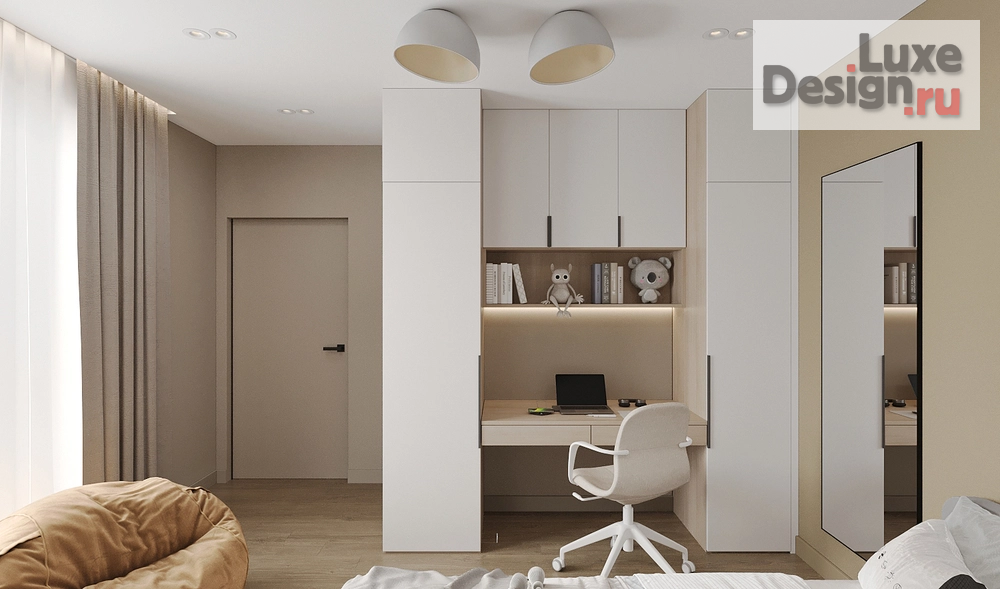 Дизайн интерьера трехкомнатной квартиры "ЖК АКАДЕМИЧЕСКИЙ. Квартира, 68 м2, г. Екатеринбург" (фото 14)