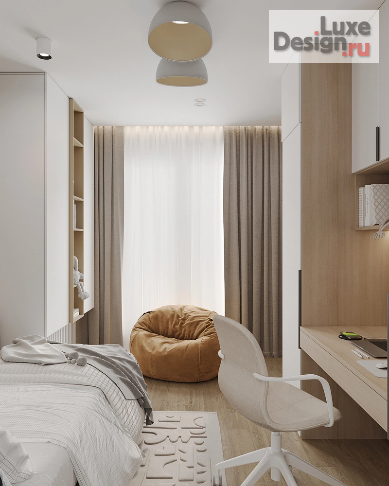 Дизайн интерьера трехкомнатной квартиры "ЖК АКАДЕМИЧЕСКИЙ. Квартира, 68 м2, г. Екатеринбург" (фото 15)