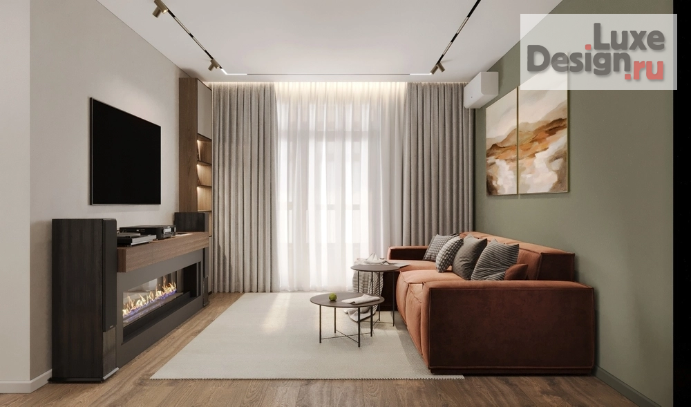 Дизайн интерьера трехкомнатной квартиры "ЖР ИЗУМРУДНЫЙ БОР. Квартира 81 м2, г. Екатеринбург" (фото 7)