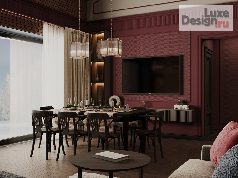 Дизайн интерьера коттеджа "пос. ЧЕРНОИСТОЧИНСК. Дом 130 м2" (фото 6)