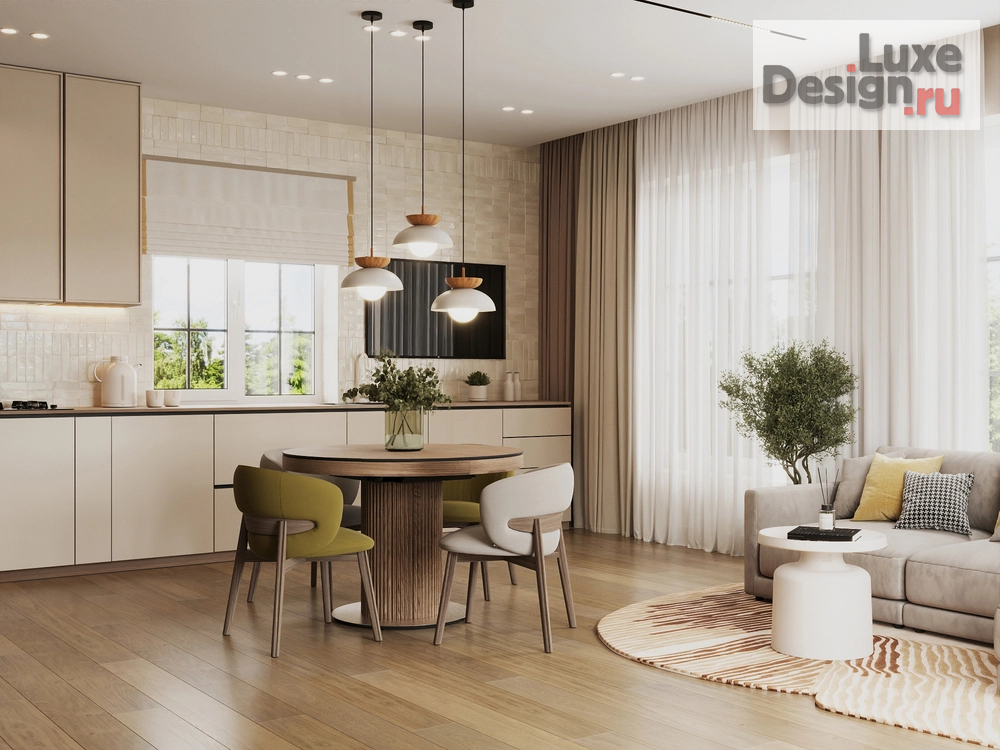 Дизайн интерьера коттеджа "ВЕРХНЯЯ ПЫШМА. Дом 230 м2" (фото 4)