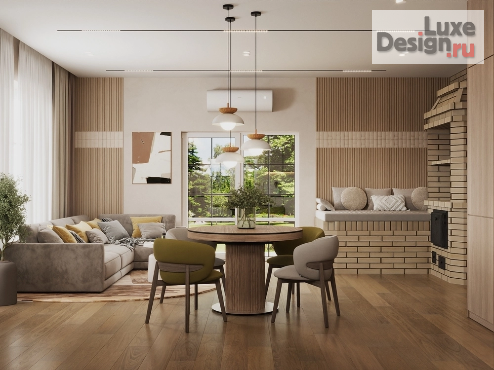 Дизайн интерьера коттеджа "ВЕРХНЯЯ ПЫШМА. Дом 230 м2" (фото 7)