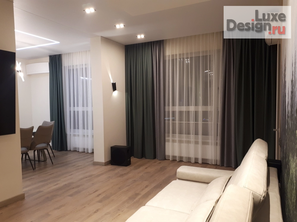 Дизайн интерьера гостиной "Студия Комфорт А Интерьер  Кухни-гостиной" (фото 11)