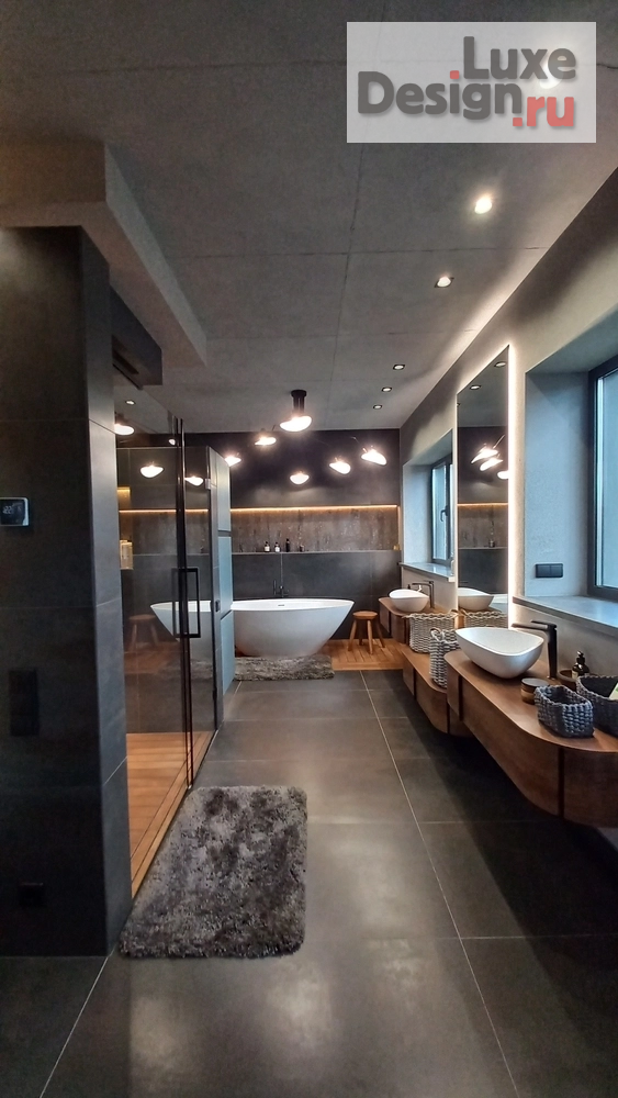 Дизайн интерьера ванной "Архитектурно -Интерьерная студия КомфортА ** Интерьер загородного дома" (фото 1)