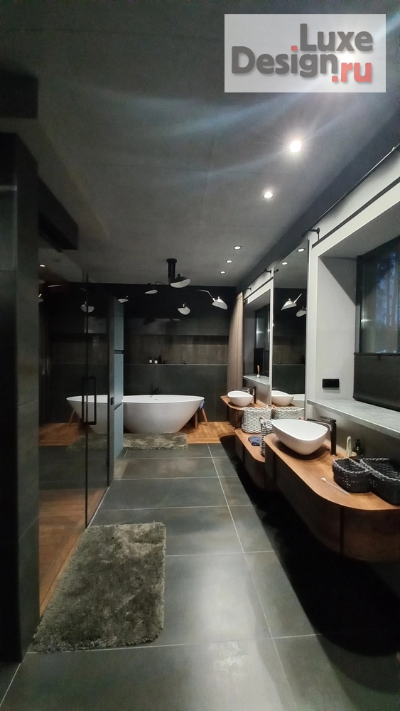 Дизайн интерьера ванной "Архитектурно -Интерьерная студия КомфортА ** Интерьер загородного дома" (фото 4)