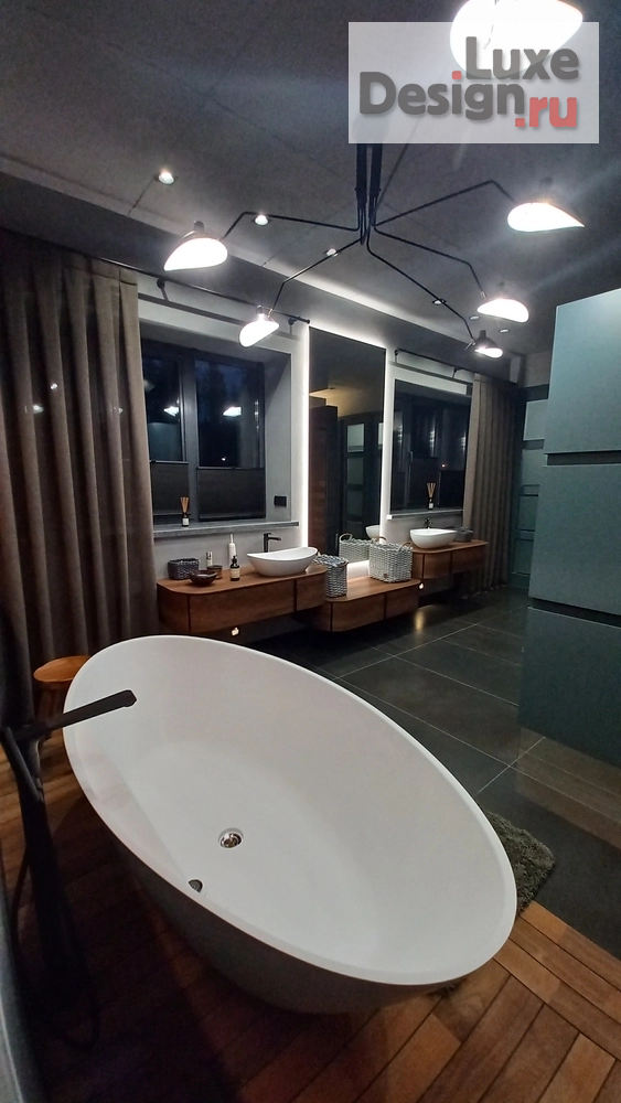 Дизайн интерьера ванной "Архитектурно -Интерьерная студия КомфортА ** Интерьер загородного дома" (фото 6)