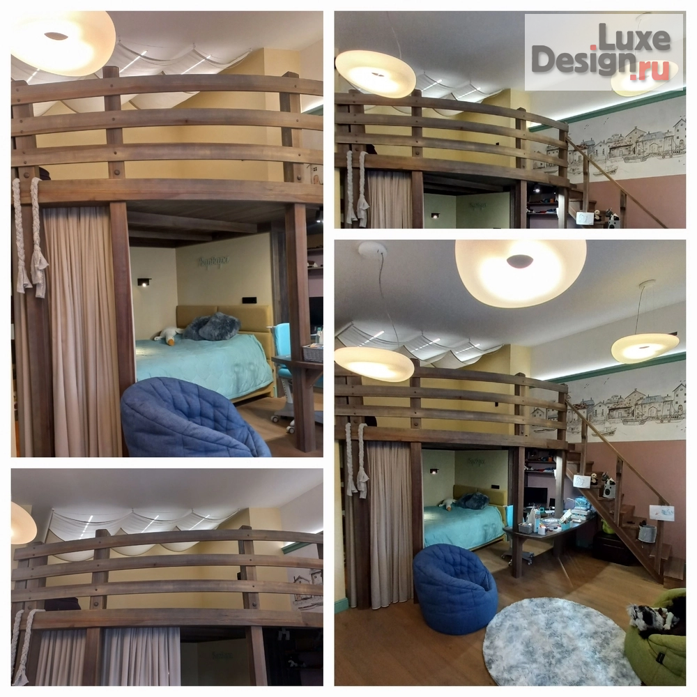 Дизайн интерьера детской "Архитектурно -Интерьерная студия КомфортА ** Детская комната** в загородном доме" (фото 1)