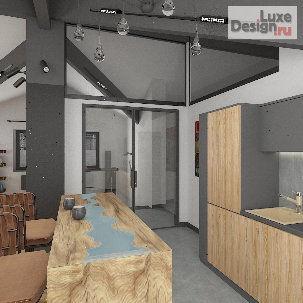 Дизайн интерьера кабинета "Архитектурно -Интерьерная студия КомфортА *** Кабинет в загородном доме" (фото 14)