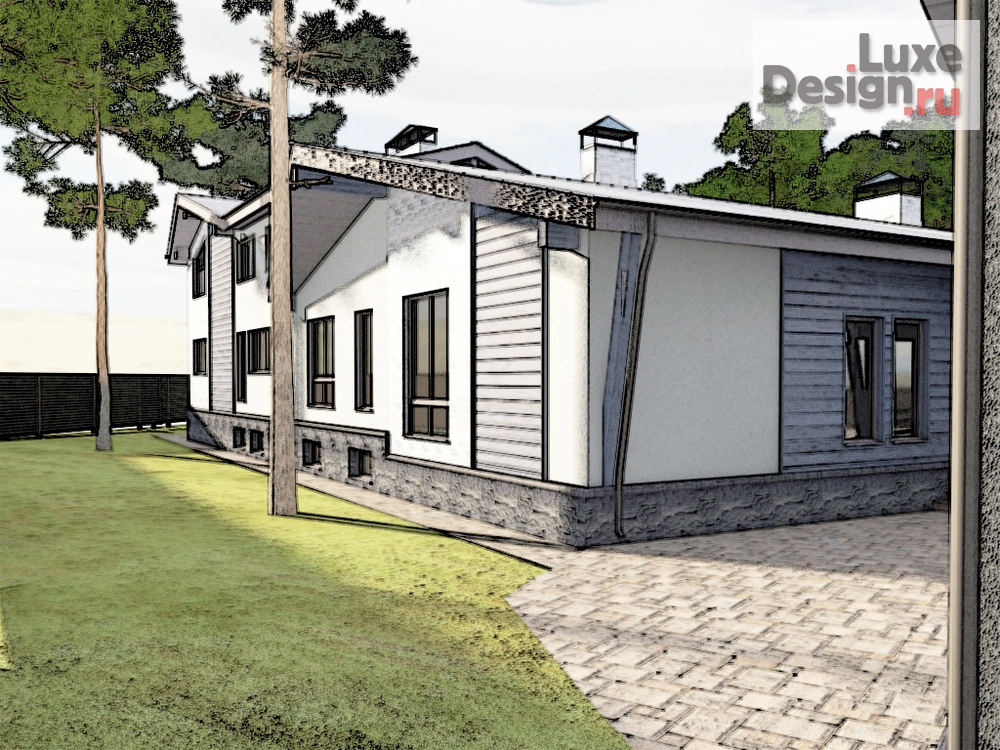 Частная архитектура "Архитектурно -Интерьерная студия КомфортА Индивидуальный Жилой дом" (фото 10)