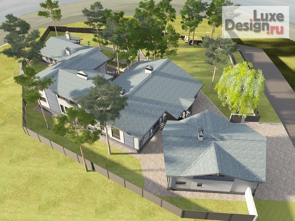 Частная архитектура "Архитектурно -Интерьерная студия КомфортА Индивидуальный Жилой дом" (фото 1)