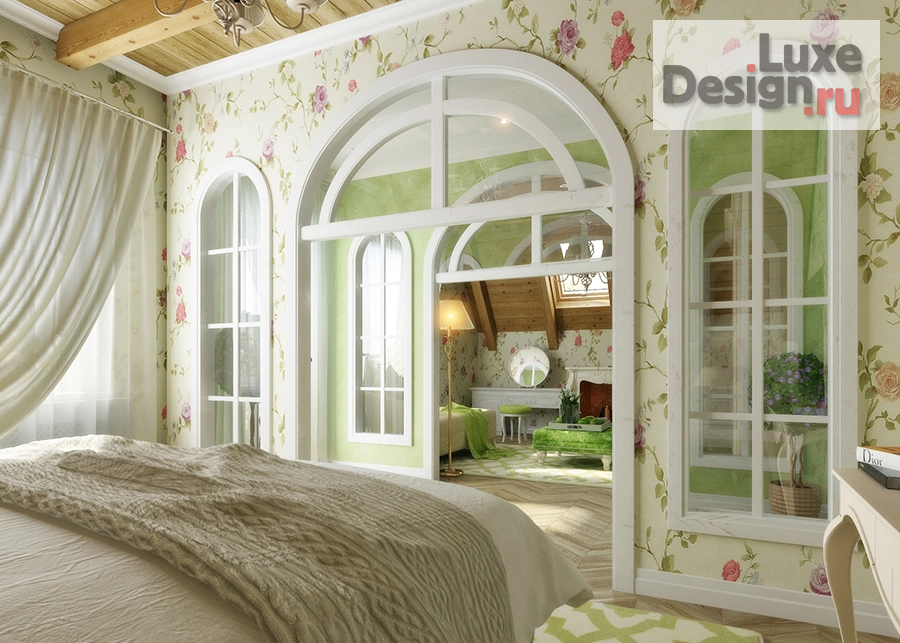 Дизайн интерьера гостиной "Спальная анфилада" (фото 3)