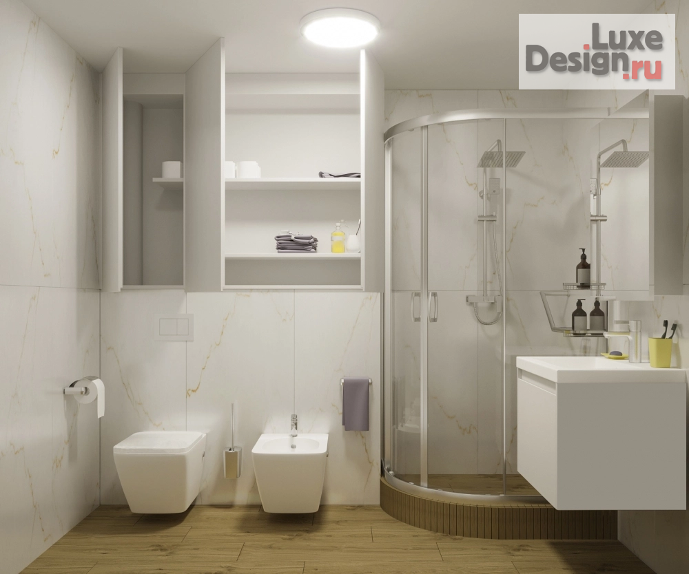 Дизайн интерьера ванной "Дизайн ванной комнаты" (фото 2)